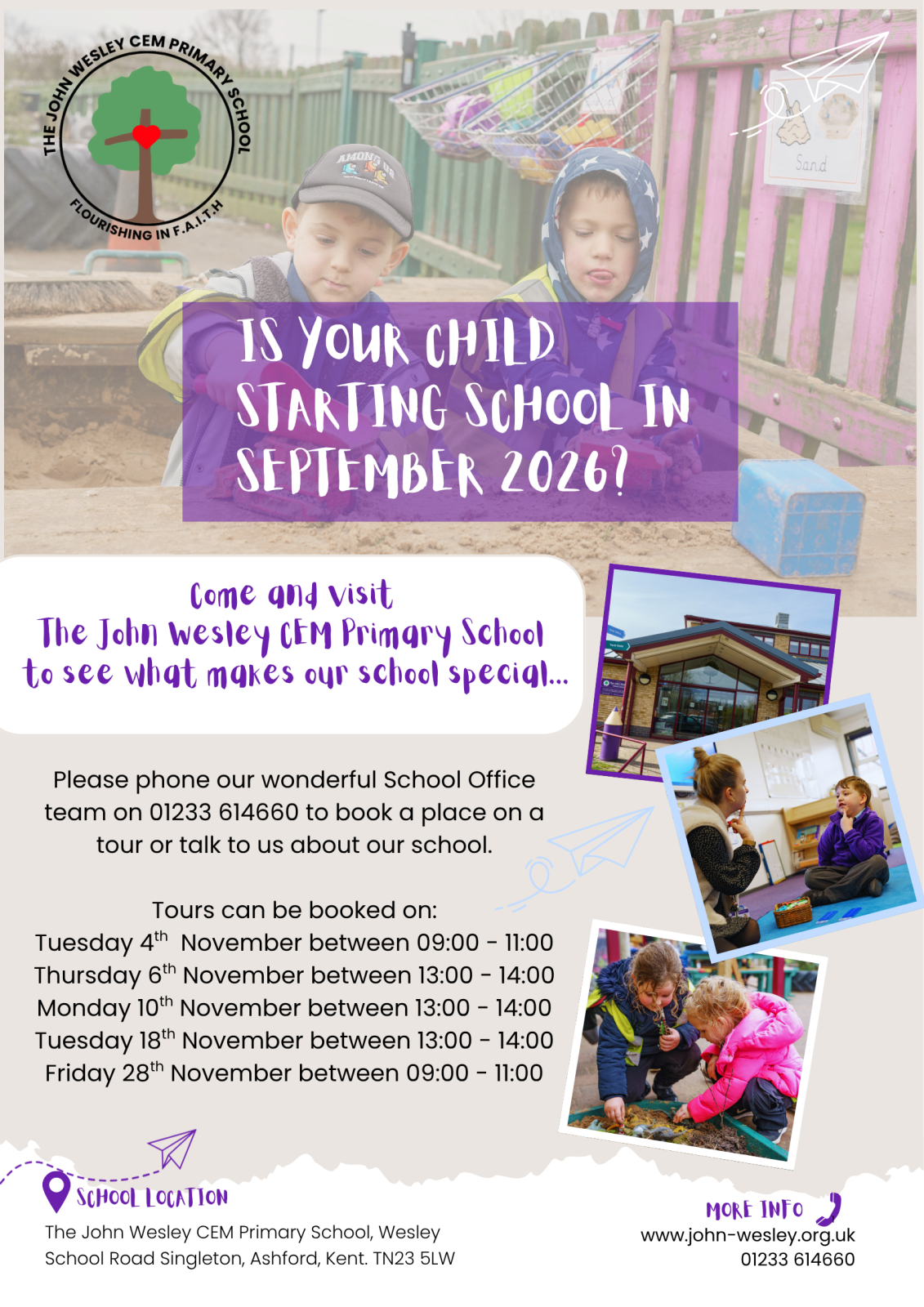 Is your child starting school in September 2026?